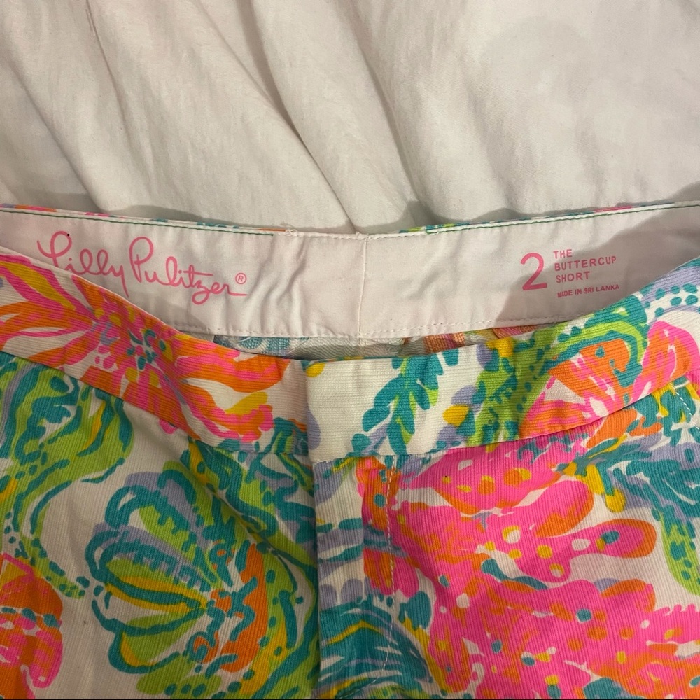 Lilly Pulitzer buttercup shorts casa marina 2 - Picture 3 of 7
